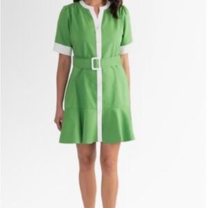 NWT S’edge Sedge Analeise Dress Pine Large $248